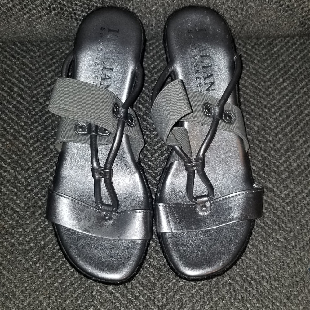 Italian Shoemakers Womens Wedge Sandals